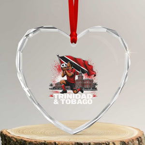 Trinidad and Tobago Soccer Heart Crystal Glass Ornament Patriotic Football Fan Caribbean Pride Gift TS10 Transparent Glass 3'' Heart Print Your Wear