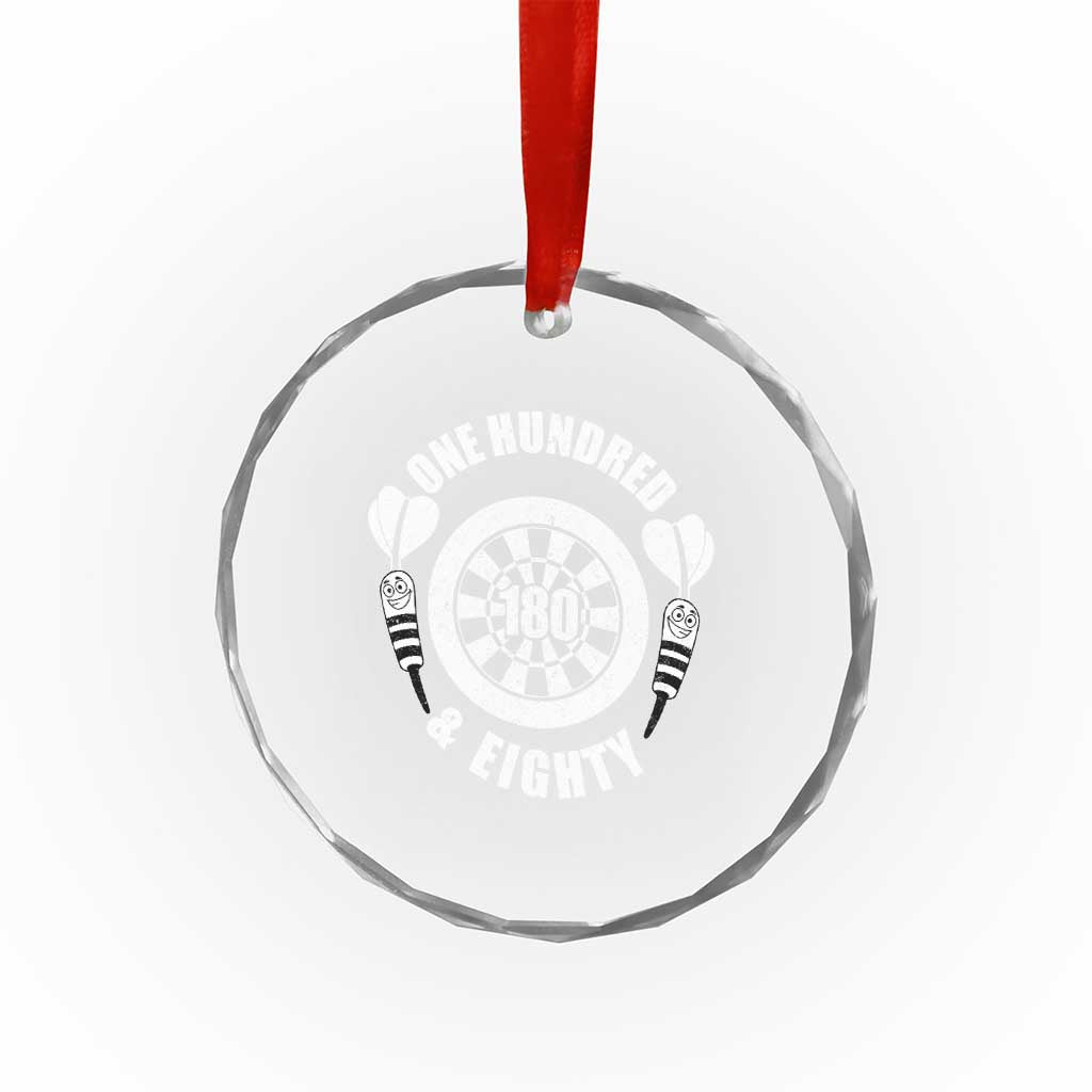 Triple 20 Master Dartist Gift Crystal Glass Ornament One Hundred And Eighty TS12 Print Your Wear