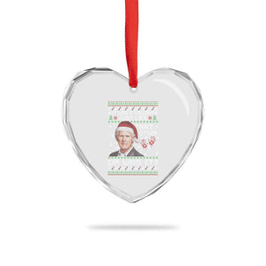 True Crime Christmas Keith Heart Crystal Glass Ornament Funny It Was A Holiday Just Like Any Other Or Was It Bloody Hand TS11 Print Your Wear