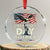 Trump 2025 Crystal Glass Ornament Happy Liberation Day 2025 Trump January 20Th 2025 - Print Your Wear