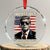 Trump 2025 Crystal Glass Ornament Impossible Is What We Do Best Inauguration - Print Your Wear