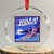 Trump America's Gulf Crystal Glass Ornament Greeting from the Patriot Uncle Sam - Print Your Wear