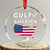 Trump America's Gulf Crystal Glass Ornament Gulf Of The Usa American Flag Pride Patriotic - Print Your Wear