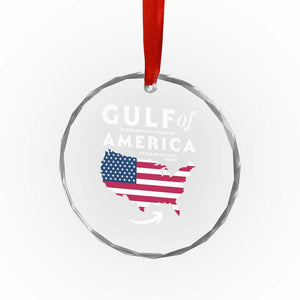 Trump America's Gulf Crystal Glass Ornament Gulf Of The Usa American Flag Pride Patriotic TS02 Print Your Wear