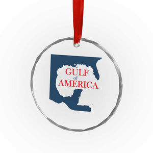 Trump America's Gulf Crystal Glass Ornament North America Map - Print Your Wear