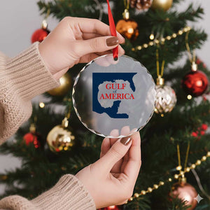 Trump America's Gulf Crystal Glass Ornament North America Map TS02 Print Your Wear