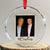 Trump Epstein Besties Crystal Glass Ornament Funny FDT Vintage Photo BFF Best Friends Forever - Print Your Wear