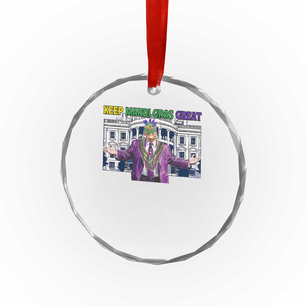 Trump Mardi Gras Crystal Glass Ornament Carnival New Orleans Trip Parade Outfit TS10 Print Your Wear