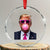 Trump Pink Bubblegum Crystal Glass Ornament Blowing Bubble Gum - Print Your Wear
