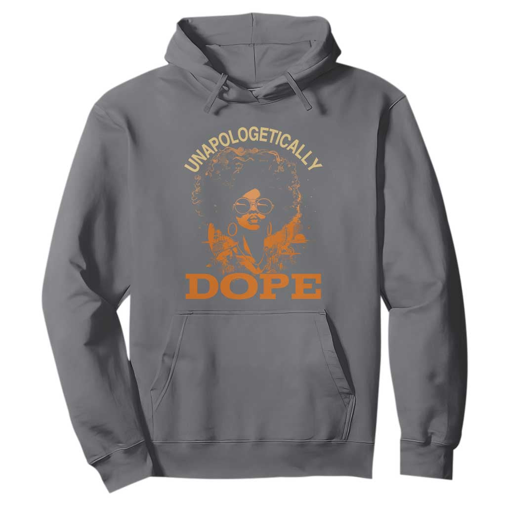 Black Women Unapologetically Dope Juneteenth Black History Hoodie TS01 Charcoal Printyourwear