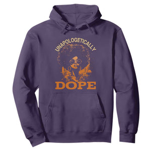 Black Women Unapologetically Dope Juneteenth Black History Hoodie TS01 Purple Printyourwear