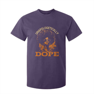 Black Women Unapologetically Dope T Shirt For Kid Juneteenth Black History Pride TS01 Purple Print Your Wear
