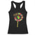 Juneteenth Racerback Tank Top Sunflower with Raised Fist Black History African American TS01 Black Print Your Wear