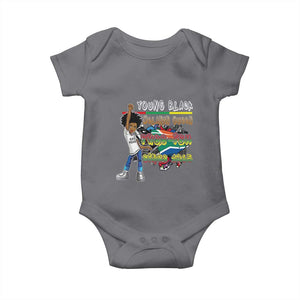 Free Ish Juneteenth Baby Onesie Freedom Day Since 1865 TS01 Charcoal Print Your Wear