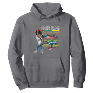 Free Ish Juneteenth Hoodie Freedom Day Since 1865 TS01 Charcoal Printyourwear