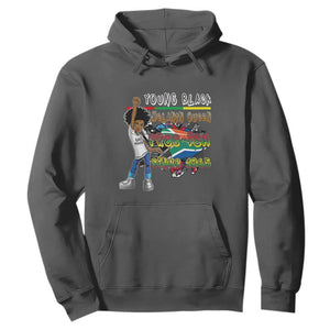Free Ish Juneteenth Hoodie Freedom Day Since 1865 TS01 Dark Heather Printyourwear