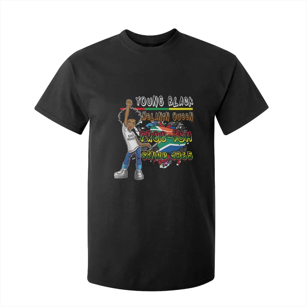 Free Ish Juneteenth T Shirt For Kid Freedom Day Since 1865 TS01 Black Print Your Wear