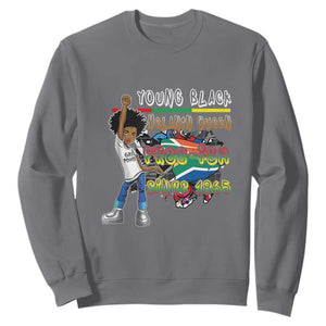 Free Ish Juneteenth Sweatshirt Freedom Day Since 1865 TS01 Charcoal Printyourwear