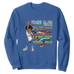 Free Ish Juneteenth Sweatshirt Freedom Day Since 1865 TS01 Royal Blue Printyourwear