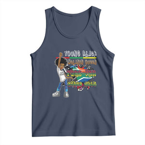 Free Ish Juneteenth Tank Top Freedom Day Since 1865 TS01 Navy Print Your Wear