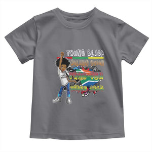Free Ish Juneteenth Toddler T Shirt Freedom Day Since 1865 TS01 Charcoal Print Your Wear