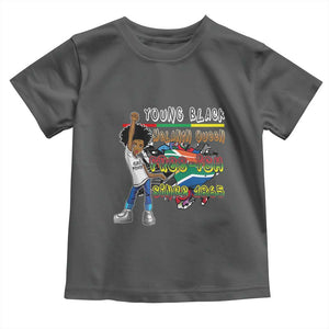Free Ish Juneteenth Toddler T Shirt Freedom Day Since 1865 TS01 Dark Heather Print Your Wear