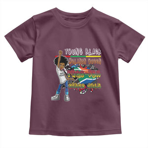 Free Ish Juneteenth Toddler T Shirt Freedom Day Since 1865 TS01 Maroon Print Your Wear