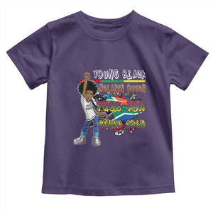 Free Ish Juneteenth Toddler T Shirt Freedom Day Since 1865 TS01 Purple Print Your Wear