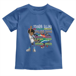 Free Ish Juneteenth Toddler T Shirt Freedom Day Since 1865 TS01 Royal Blue Print Your Wear
