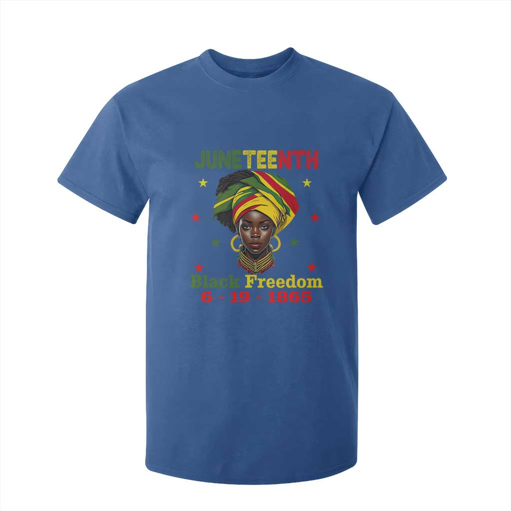 Juneteenth Black Freedom T Shirt For Kid Since 1865 For African Women Black Pride TS01 Royal Blue Print Your Wear