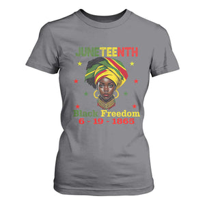 Juneteenth Black Freedom T Shirt For Women Since 1865 For African Women Black Pride TS01 Charcoal Print Your Wear