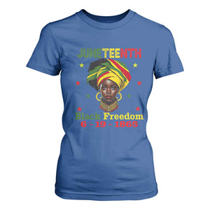 Juneteenth Black Freedom T Shirt For Women Since 1865 For African Women Black Pride TS01 Royal Blue Print Your Wear