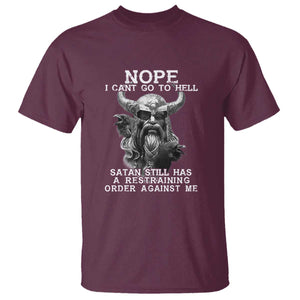 Odin T Shirt Norse Mythology with Huginn & Muninn - Viking God Design TS01 Maroon Print Your Wear