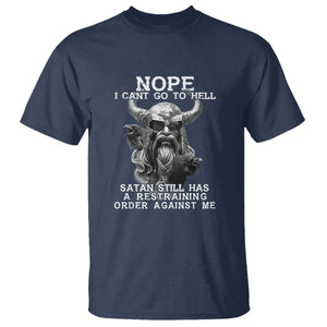 Odin T Shirt Norse Mythology with Huginn & Muninn - Viking God Design TS01 Navy Print Your Wear