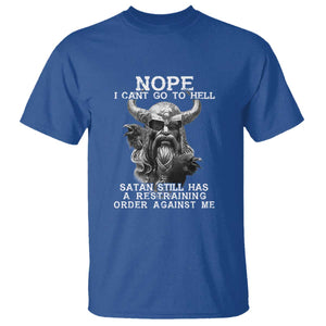 Odin T Shirt Norse Mythology with Huginn & Muninn - Viking God Design TS01 Royal Blue Print Your Wear