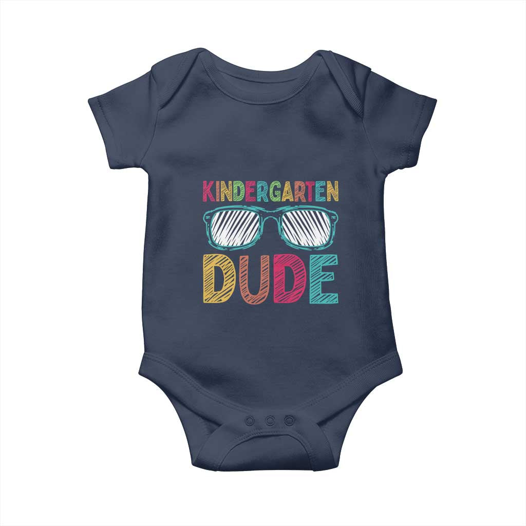 Kindergarten Dude Baby Onesie Funny First Day Back to School Student