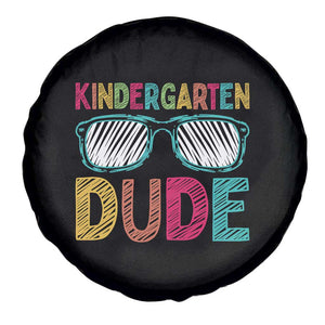 Kindergarten Dude Spare Tire Cover Funny First Day Back to School Student