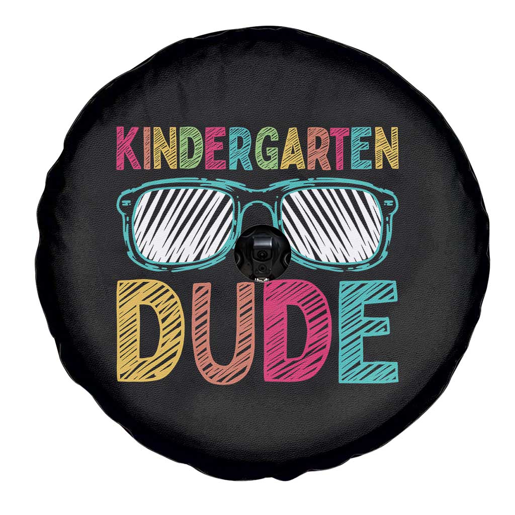 Kindergarten Dude Spare Tire Cover Funny First Day Back to School Student