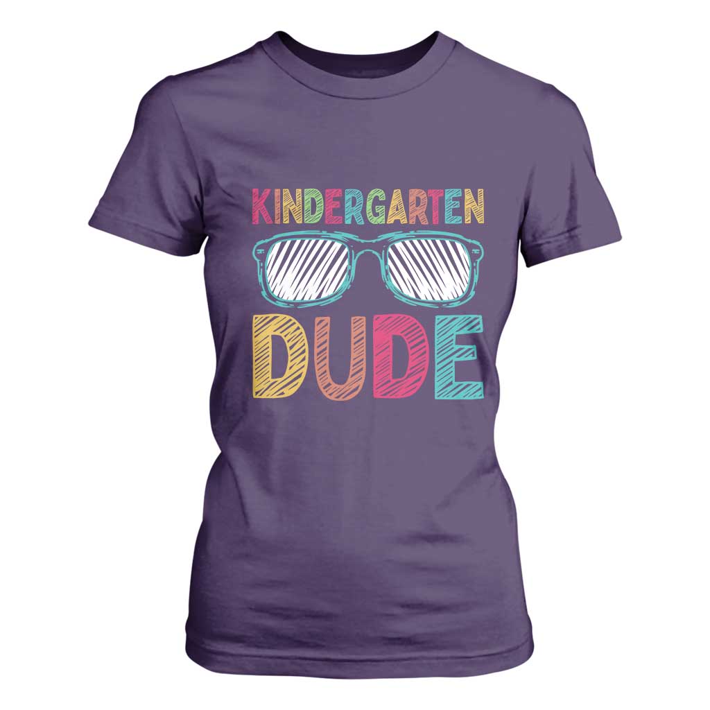 Kindergarten Dude T Shirt For Women Funny First Day Back to School Student