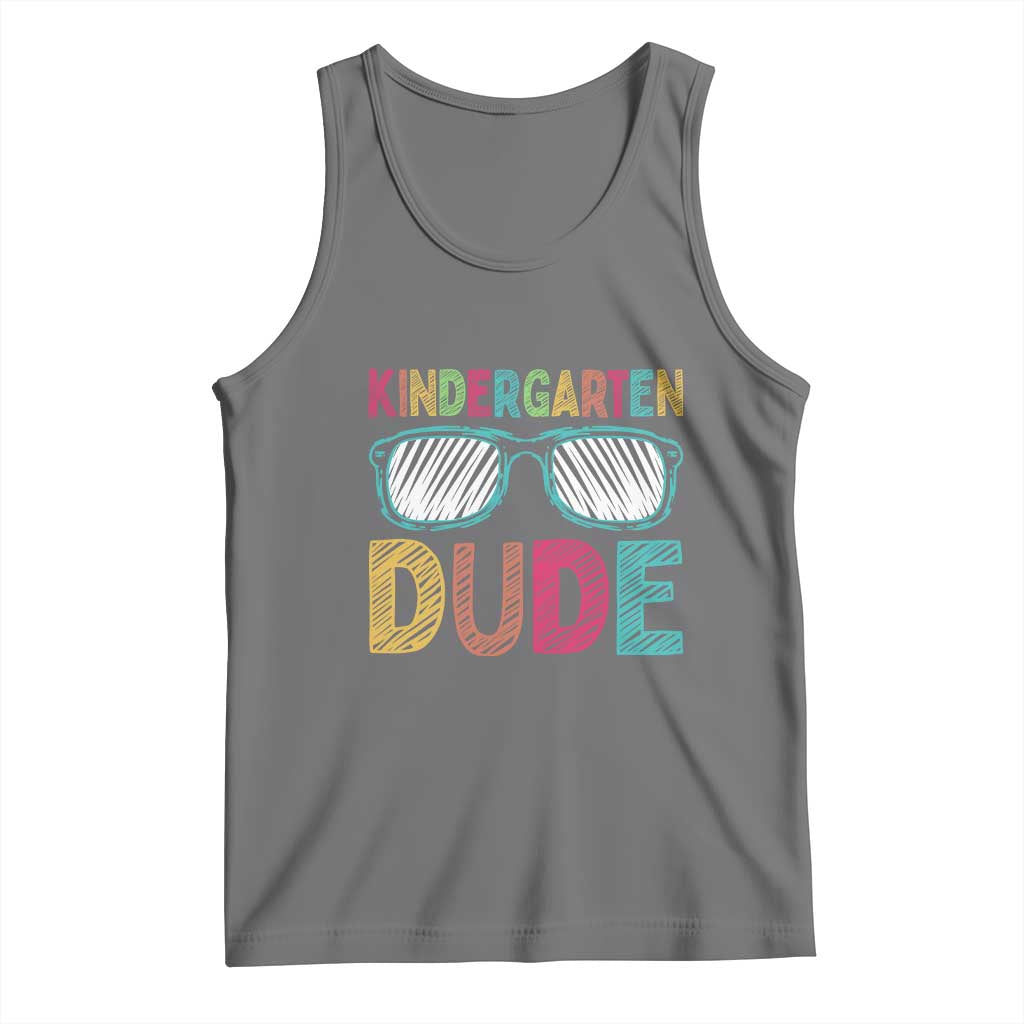 Kindergarten Dude Tank Top Funny First Day Back to School Student