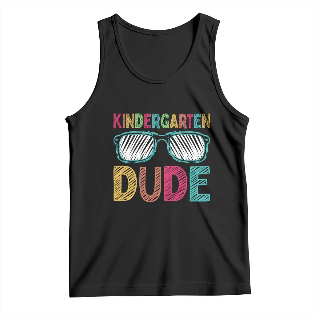 Kindergarten Dude Tank Top Funny First Day Back to School Student
