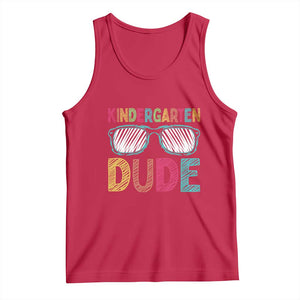 Kindergarten Dude Tank Top Funny First Day Back to School Student
