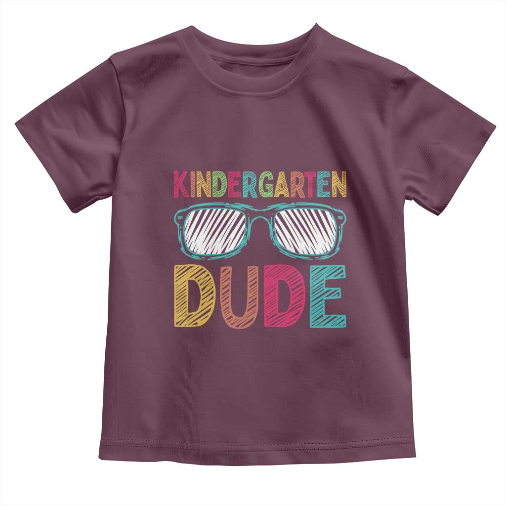 Kindergarten Dude Toddler T Shirt Funny First Day Back to School Student