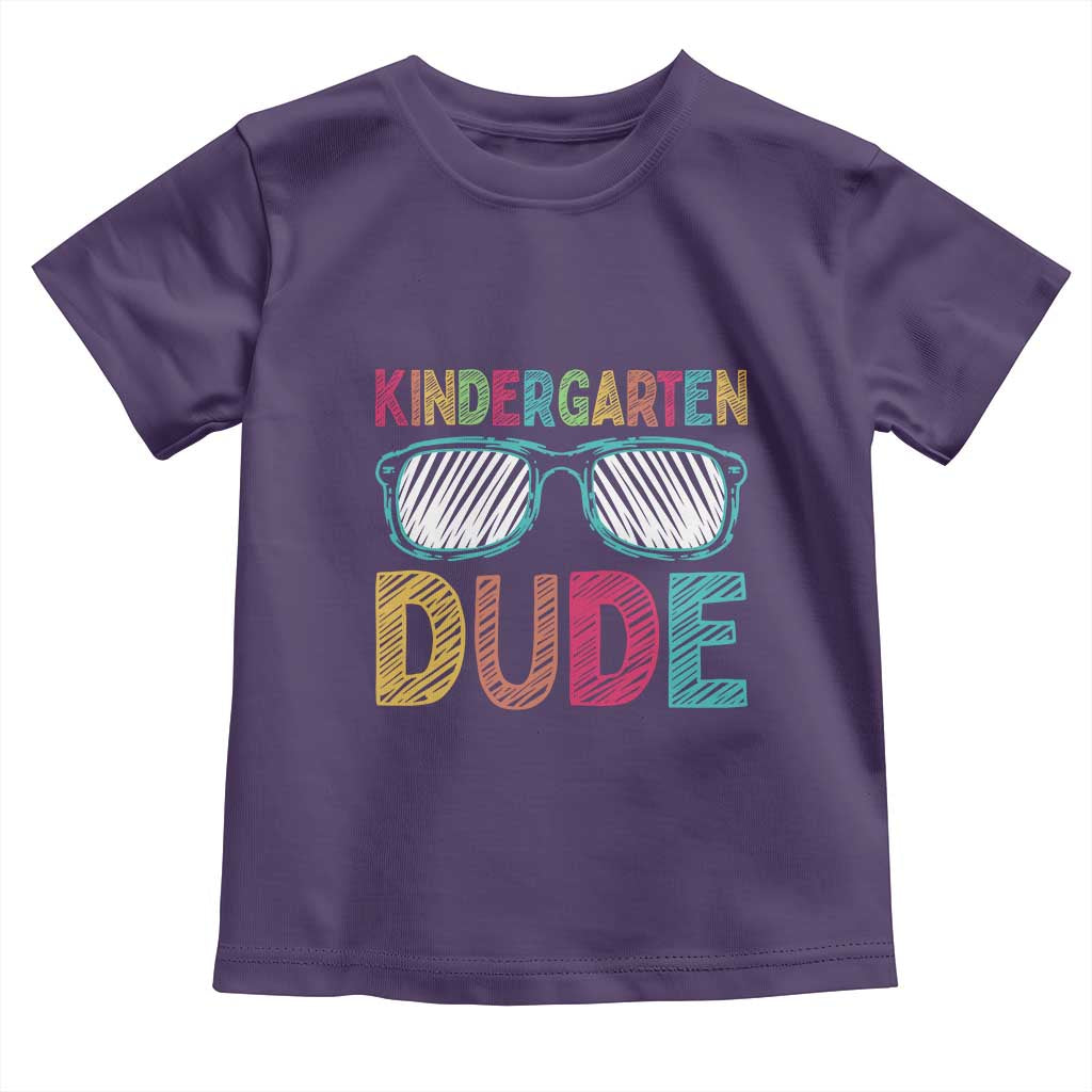 Kindergarten Dude Toddler T Shirt Funny First Day Back to School Student