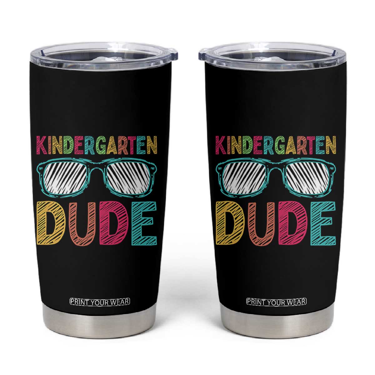 Kindergarten Dude Tumbler Cup Funny First Day Back to School Student