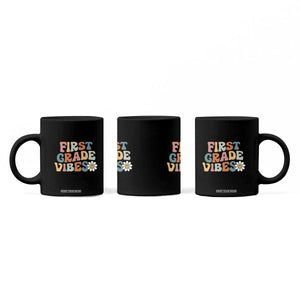 Retro 1st Day of School Coffee Mug First Grade Vibes 1st Grade Team