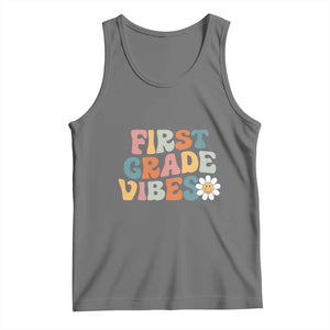 Retro 1st Day of School Tank Top First Grade Vibes 1st Grade Team