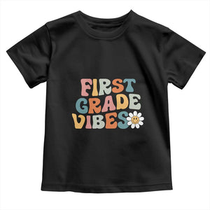 Retro 1st Day of School Toddler T Shirt First Grade Vibes 1st Grade Team