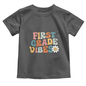 Retro 1st Day of School Toddler T Shirt First Grade Vibes 1st Grade Team