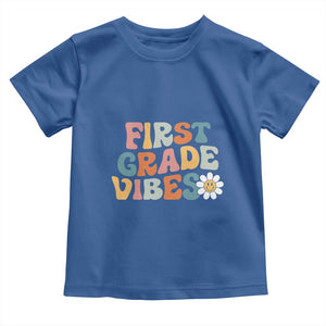 Retro 1st Day of School Toddler T Shirt First Grade Vibes 1st Grade Team